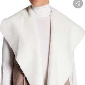 Women's Trendy Faux Shearling & Faux Suede Ves